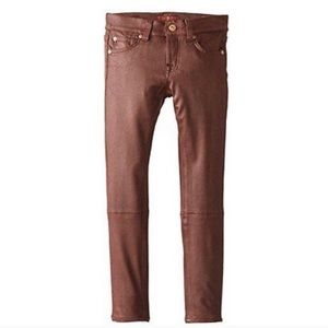Seven for All Mankind Girls' Vegan Leather Jean